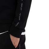 Crewneck Sweatshirt in Cotton Piqué