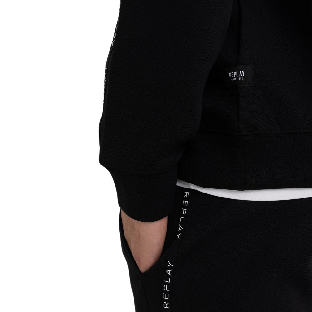 Crewneck Sweatshirt in Cotton Piqué