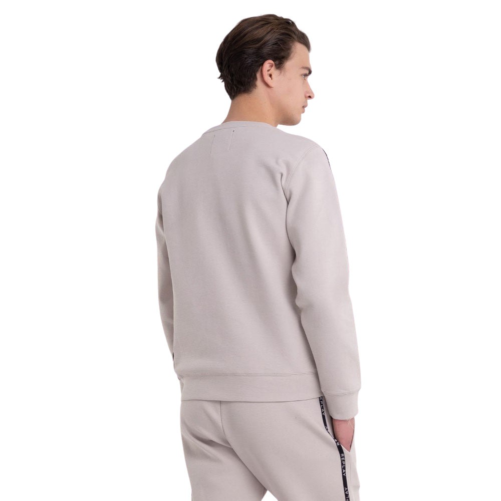 Crewneck Sweatshirt in Cotton Piqué