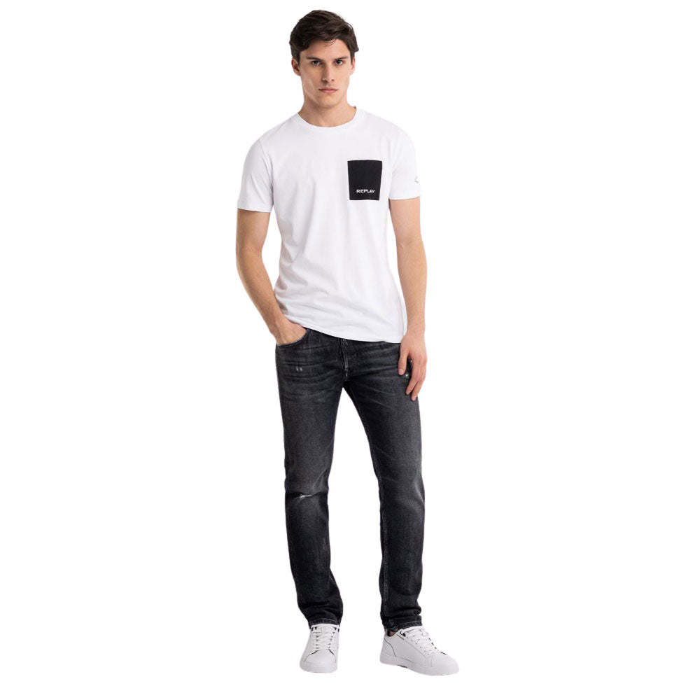 Jersey T-shirt With Biker Print