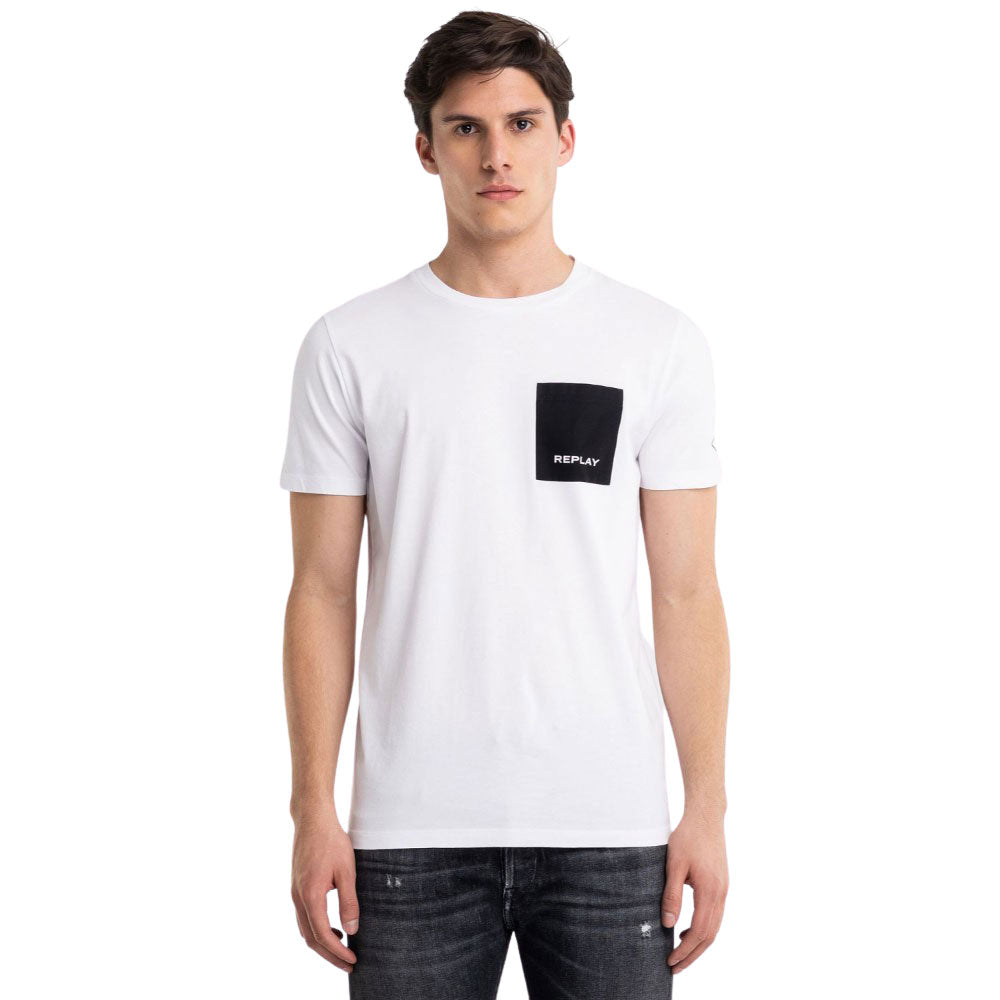 Jersey T-shirt With Biker Print