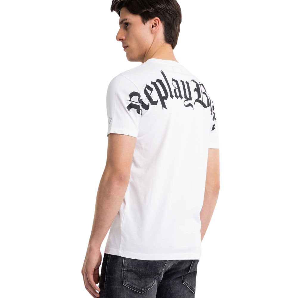 Jersey T-shirt With Biker Print