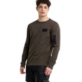 Long Sleeved T-shirt in Slub Jersey