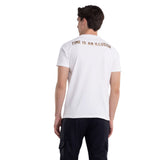 Jersey T-shirt With Houndstooth Detail