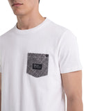 Jersey T-shirt With Houndstooth Detail