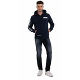 Full Zipper Sweatshirt With Print