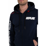 Full Zipper Sweatshirt With Print