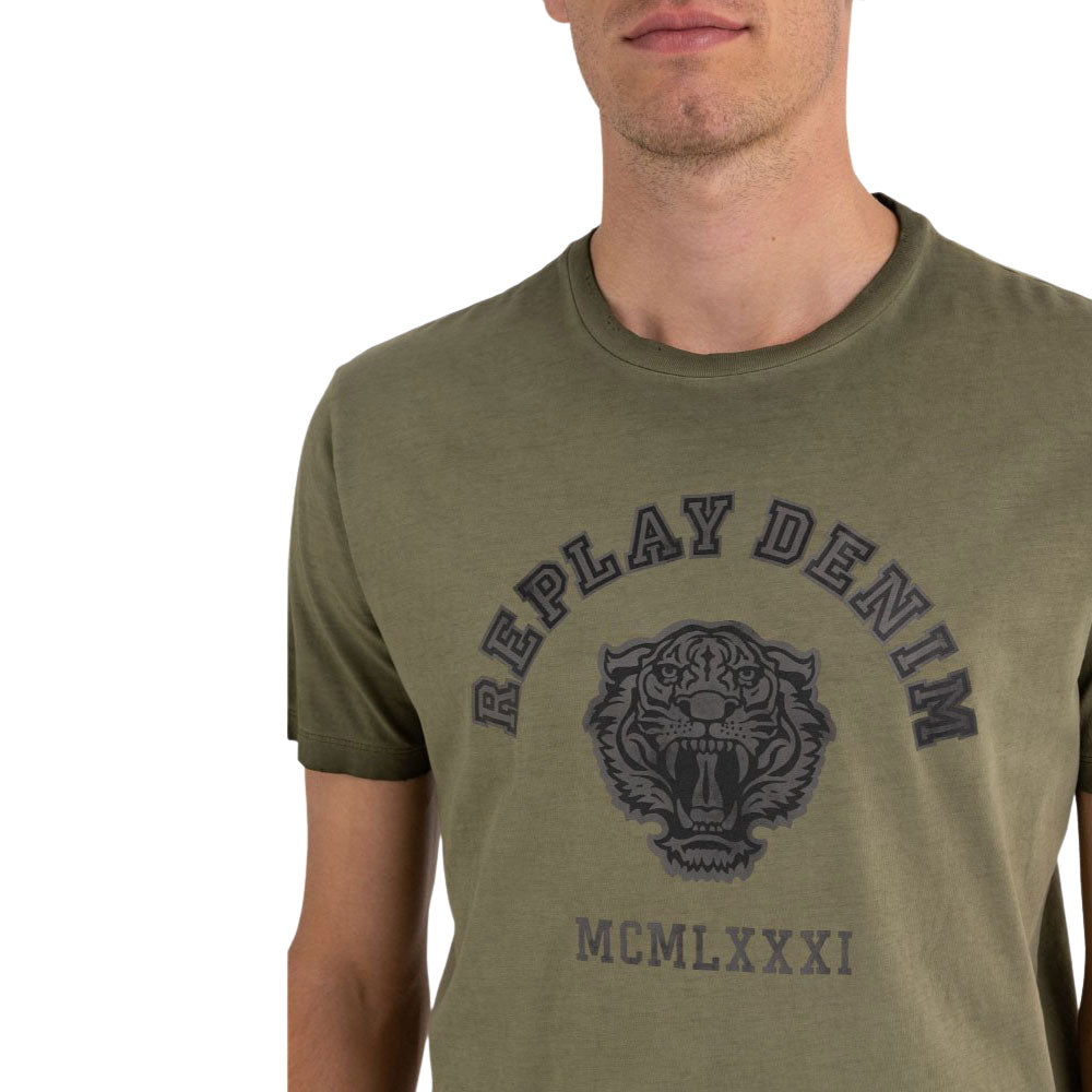 Used-effect T-shirt With Print