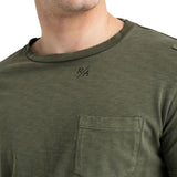 Slub Jersey T-shirt With Embroidery