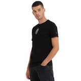 Crewneck T-shirt With Biker Print