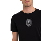 Crewneck T-shirt With Biker Print