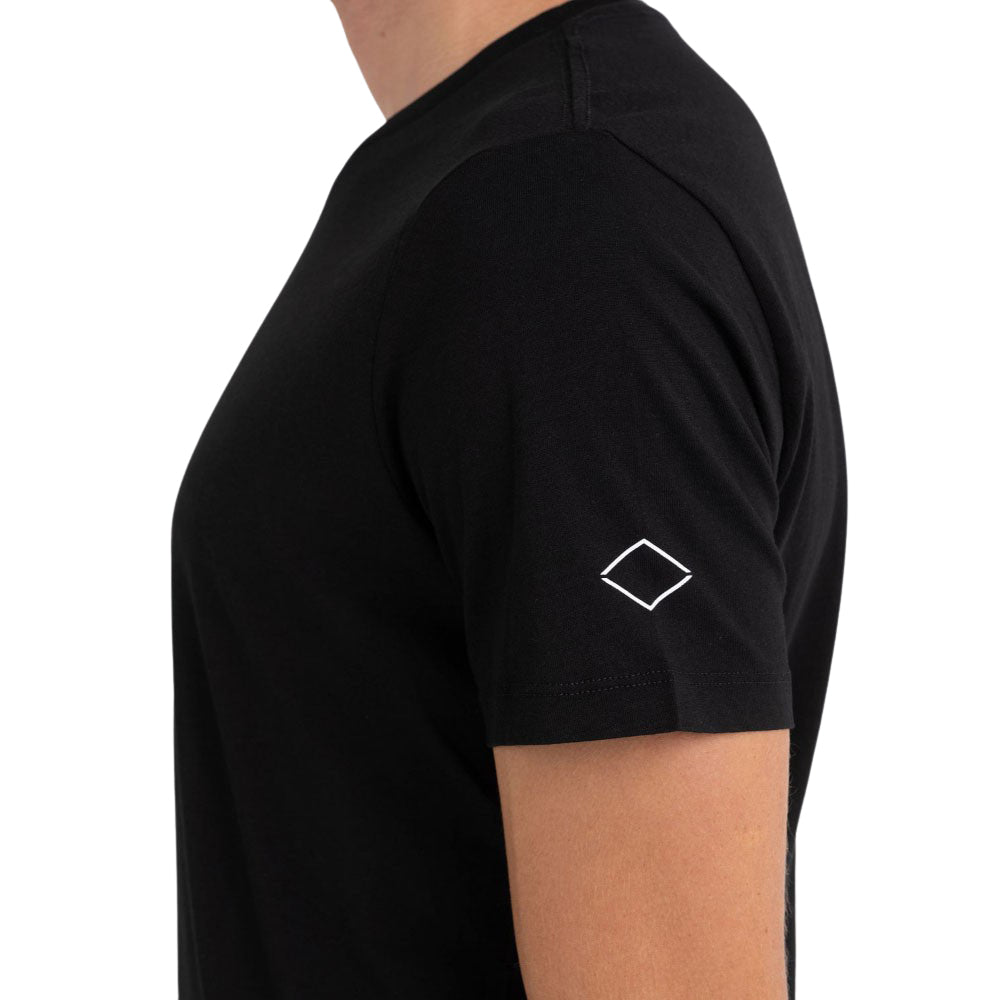 Crewneck T-shirt With Biker Print