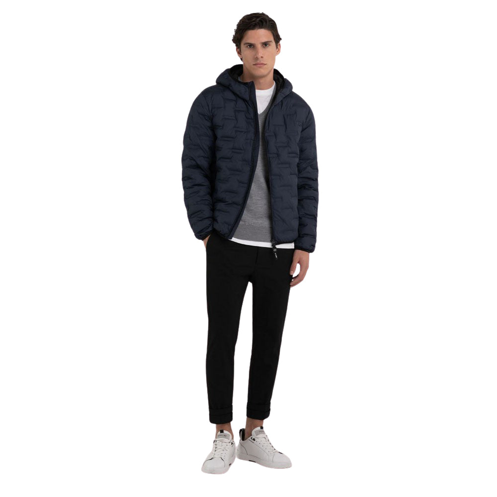 Recycled Short Jacket with Hood