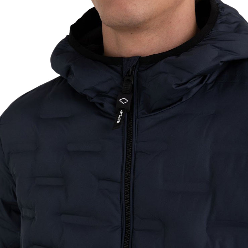 Recycled Short Jacket with Hood