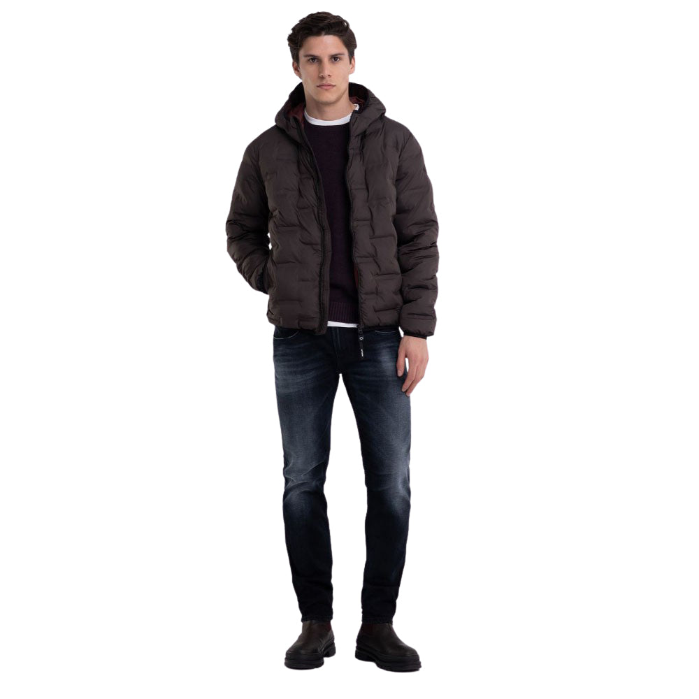 Recycled Short Jacket with Hood