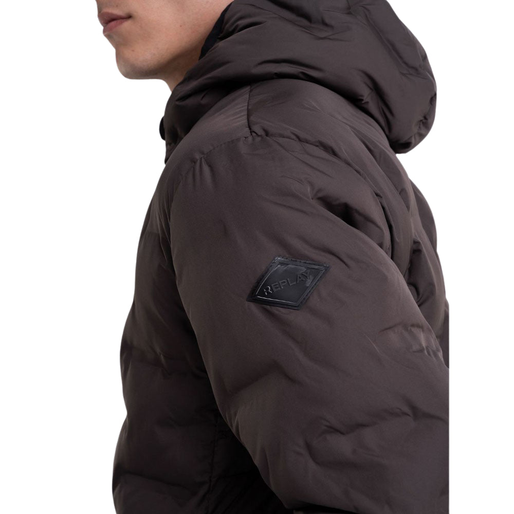 Recycled Short Jacket with Hood