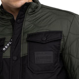 Short Jacket in Recycled Nylon and Cotton