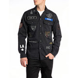 Replay Men's Army Shirt with Appliques