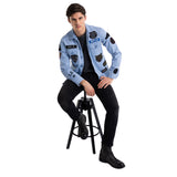 Replay Men's Army Shirt with Appliques