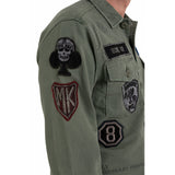 Replay Men's Army Shirt with Appliques