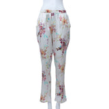 L مارجولين إلفيك بنطلون حرير بطبعة النمر مقاس