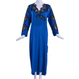 Marjolaine Nightdress Black & Blue