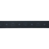 MCM Claus Reversible Flat M Belt Black Shiny Cobalt 4.5 X 130.0 X 0.0 Cm