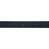 MCM Claus Reversible Flat M Belt Black Shiny Gold 1.5 X 51.2 X 0.0 Inches