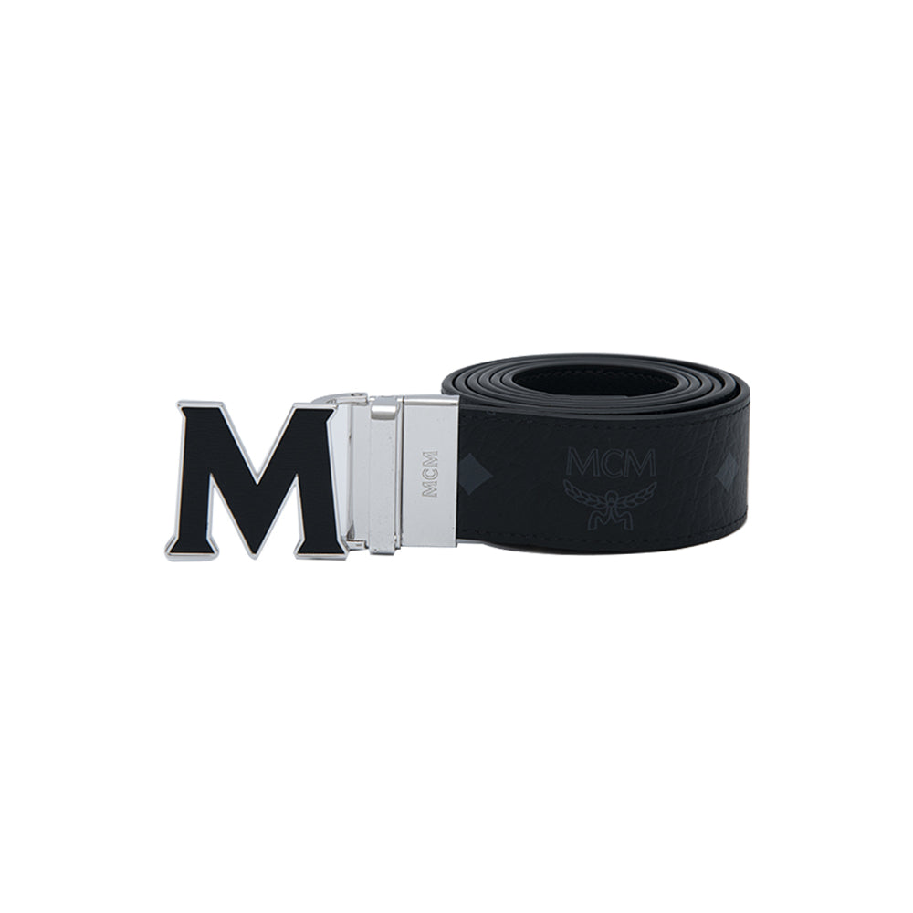 MCM Leather Inlay Reversible M Belt Black Shiny Cobalt 3.8 X 130.0 X 0.0 Cm | Accessories | Acessories | Belt | GCC | Spring Festival | Women's Belt MCM Leather Inlay Reversible M Belt Black Shiny Cobalt 3.8 X 130.0 X 0.0 Cm | Accessories | Acessories | Belt | GCC | Spring Festival | Women's Belt