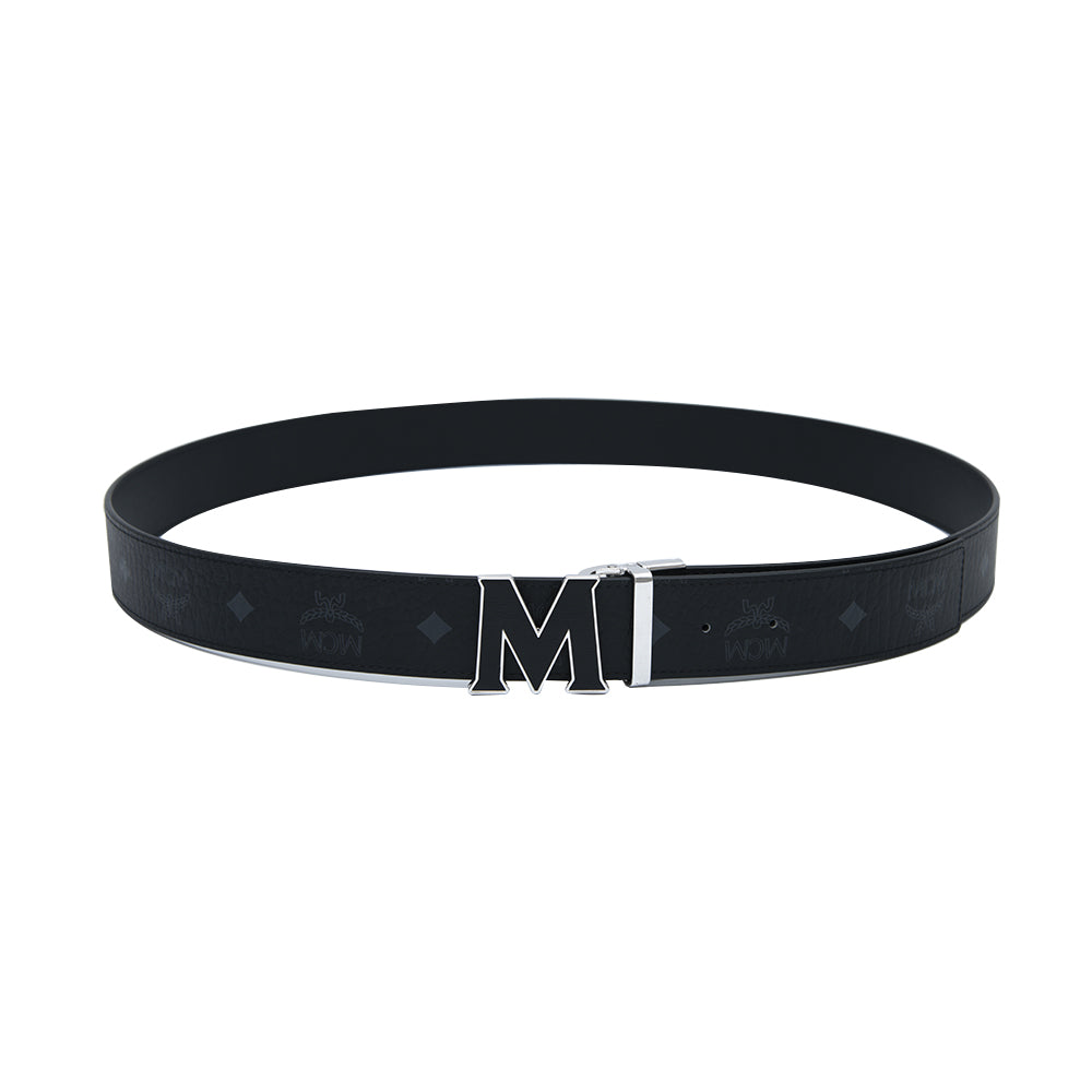 MCM Leather Inlay Reversible M Belt Black Shiny Cobalt 3.8 X 130.0 X 0.0 Cm | Accessories | Acessories | Belt | GCC | Spring Festival | Women's Belt MCM Leather Inlay Reversible M Belt Black Shiny Cobalt 3.8 X 130.0 X 0.0 Cm | Accessories | Acessories | Belt | GCC | Spring Festival | Women's Belt