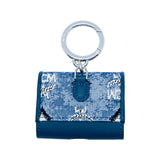 MCM Vintage Monogram Jacquard Airpod Pro Case Blue One Size