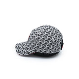 MCM Cubic Logo Jacquard Cap Black & White One Size