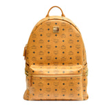 MCM Backpack Cognac Large