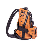 MCM Jemison 2 In 1 Backpack In Visetos - Blue Salon