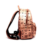 MCM Backpack Champagne Gold Small