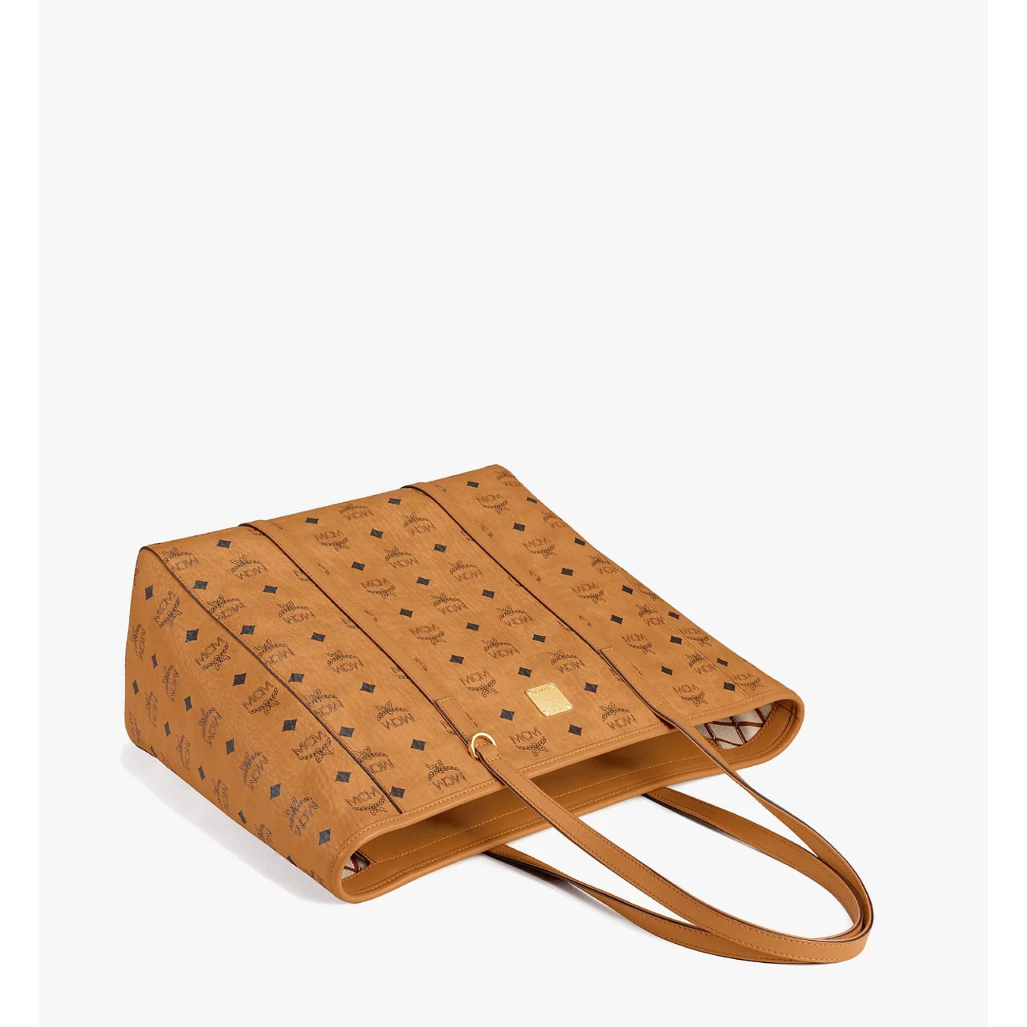 MCM Toni Top-Zip Shopper in Visetos MCM Toni Top-Zip Shopper in Visetos