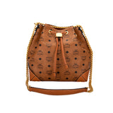 MCM Soft Berlin Drawstring Bag in Visetos