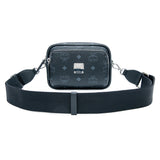 MCM Klara Visetos Crossbody Bag Black  X-Mini