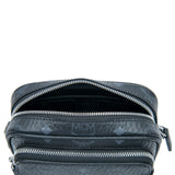 MCM Klara Visetos Crossbody Bag Black  X-Mini