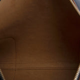 MCM Klara Monogram Leather Shoulder Bag Black  Medium