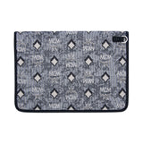 MCM Vintage Jacquard Tote Bag Grey  Large