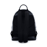 MCM Vintage Monogram Jacquard Backpack Bag Grey  Small