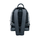 MCM Vintage Monogram Jacquard Backpack Bag Grey  Mini