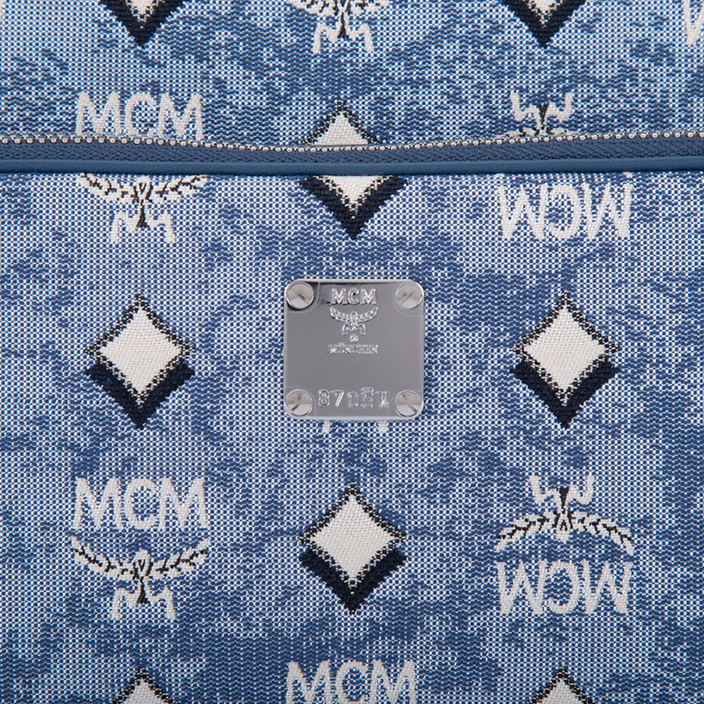 MCM Aren in Vintage Jacquard Crossbody Bag Blue Small | Bag | Crossbody Bag | GCC | Spring Festival | Women Cross-body Bags MCM Aren in Vintage Jacquard Crossbody Bag Blue Small | Bag | Crossbody Bag | GCC | Spring Festival | Women Cross-body Bags