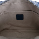 MCM Aren in Vintage Jacquard Crossbody Bag Blue  Small