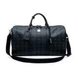 MCM Ottomar Weekender Bag in Visetos Black Large