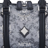 MCM Aren Boston Bag in Vintage Monogram Jacquard