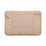 MCM Millie Color Splash Logo Crossbody Bag Croissant  Small