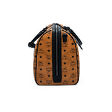 MCM Ottomar Visetos Weekender Traveller Bag Cognac Medium