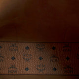 MCM Klara Monogram Leather Hobo Bag Deep Teal  Medium